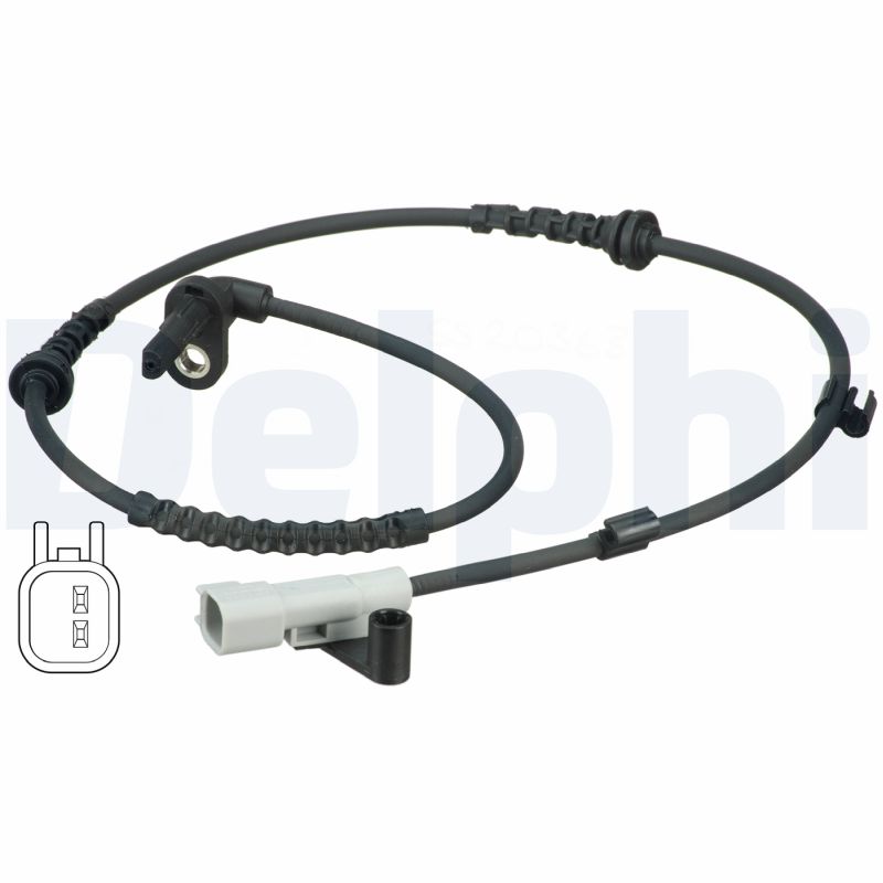 DELPHI ABS Sensor ss20363 for GENERAL MOTORS