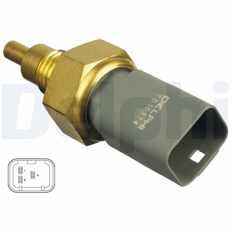 DELPHI Sensor, kølevæsketemp. ts10374 for LANCIA