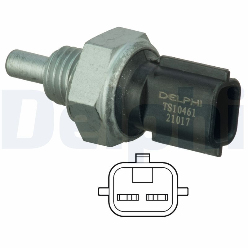 DELPHI Sensor, kølevæsketemp. ts10461 for NISSAN ALPINE DACIA