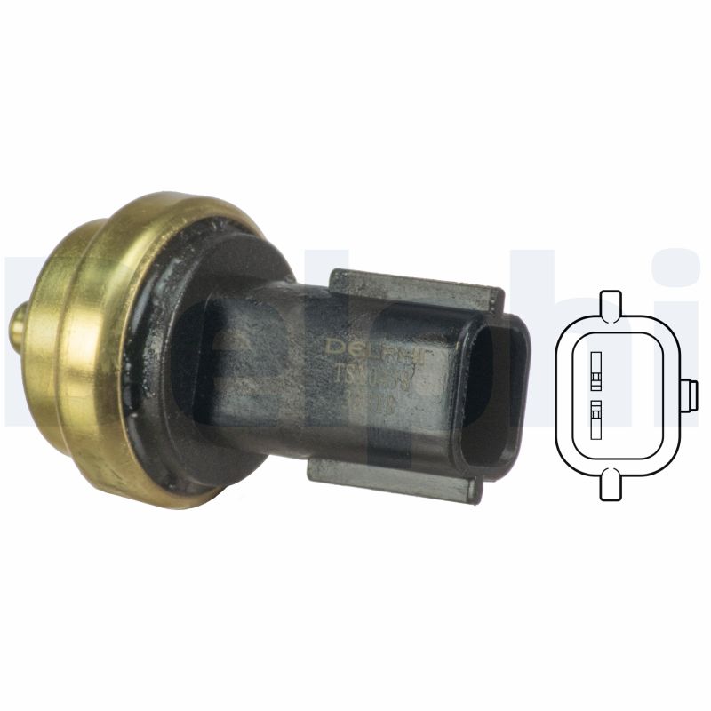 DELPHI Sensor, kølevæsketemp. ts10458 for GENERAL MOTORS VAUXHALL SMART INFINITI NISSAN DACIA RENAULT SUZUKI