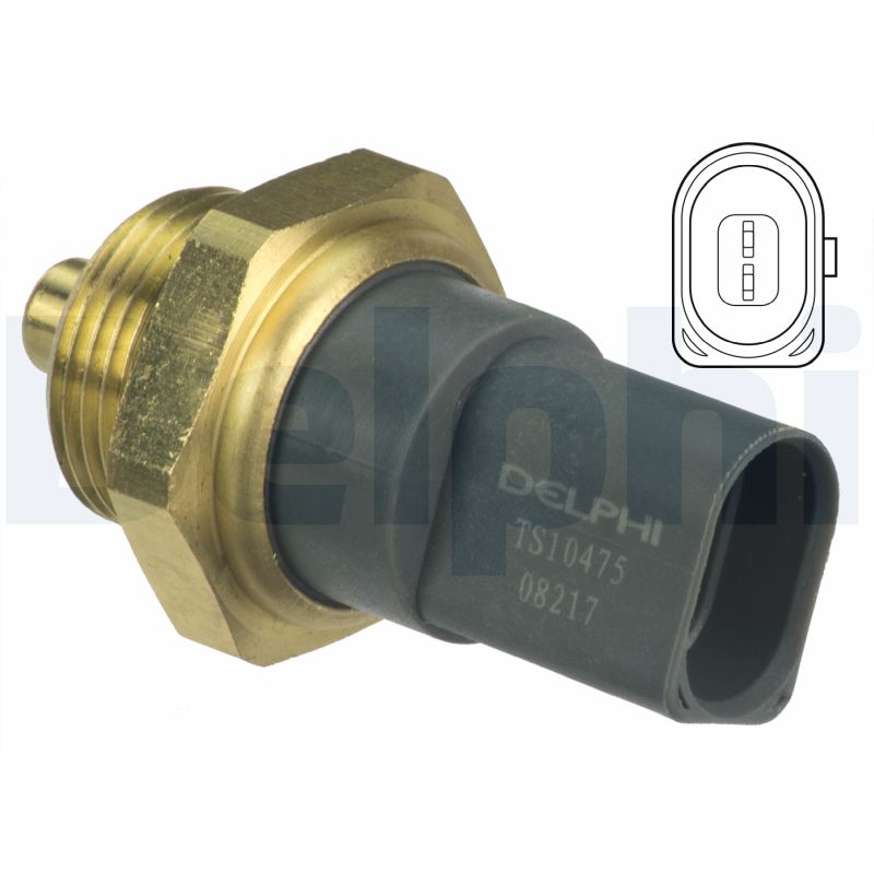 DELPHI Sensor, kølevæsketemp. ts10475 for VAG