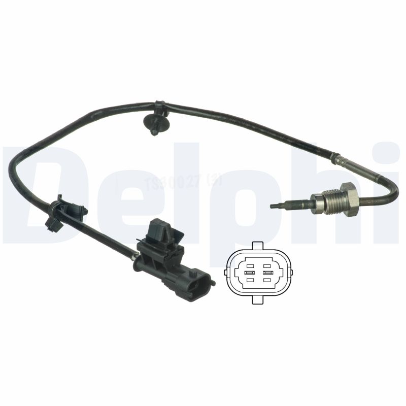 DELPHI Sensor, udstødningsgastemperatur ts30027 for GENERAL MOTORS