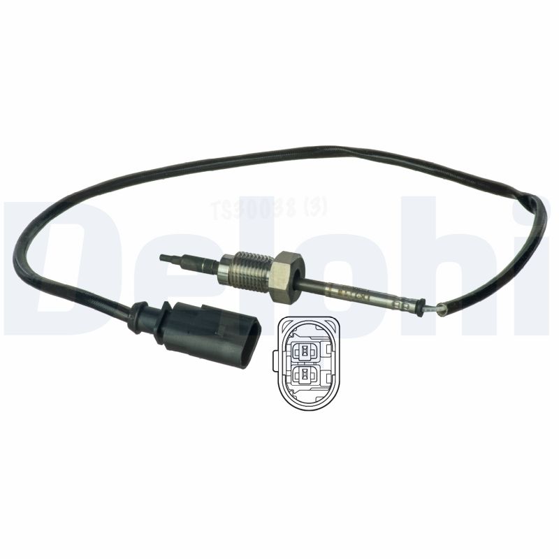 DELPHI Sensor, udstødningsgastemperatur ts30038 for VAG VW