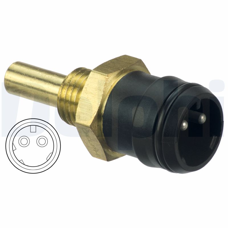 DELPHI Sensor, kølevæsketemp. ts10464 for MERCEDES-BENZ