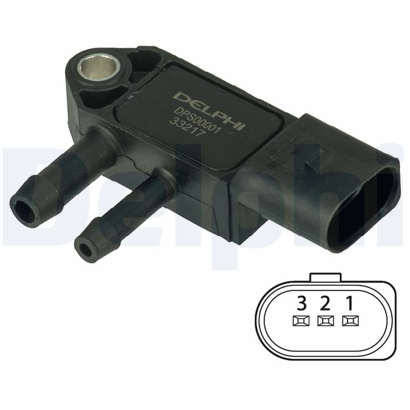 DELPHI Sensor,udstødningstryk dps00001 for VW VAG