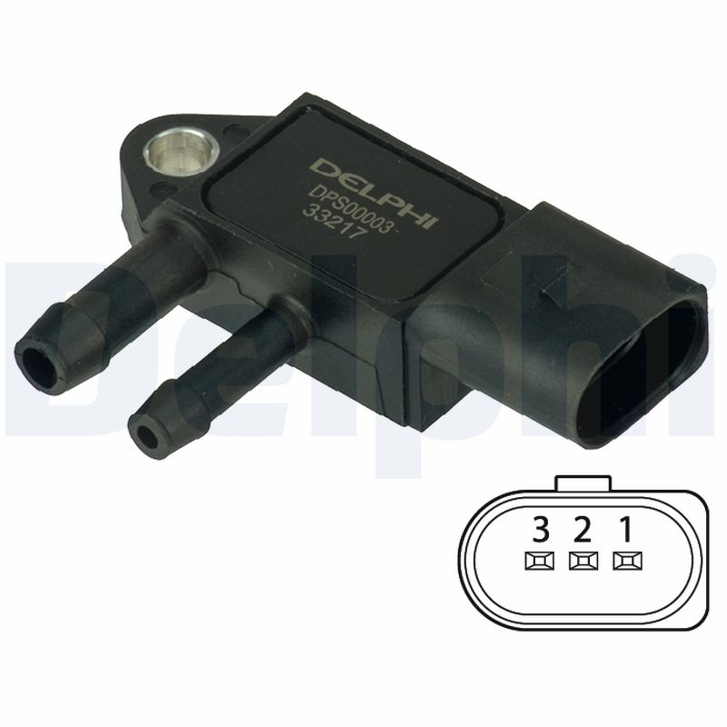 DELPHI Sensor,udstødningstryk dps00003 for VAG VW PORSCHE