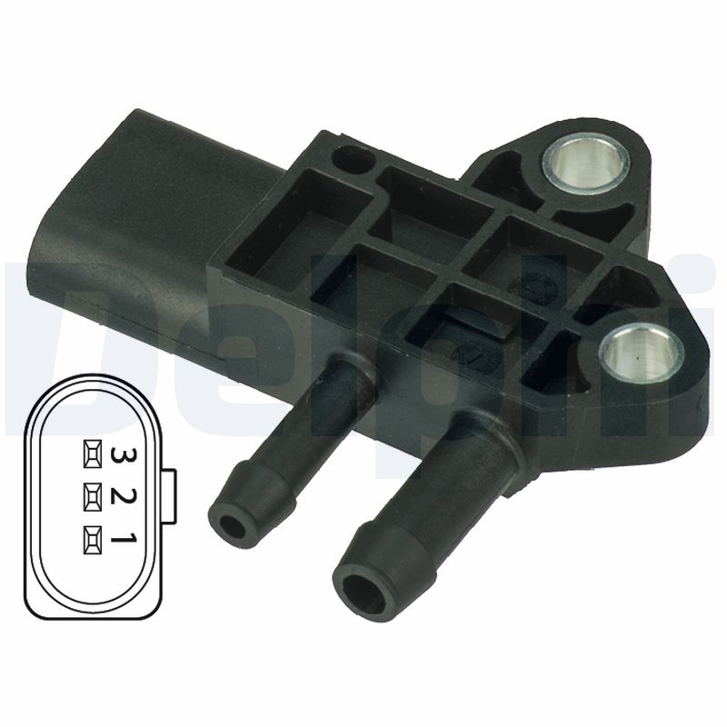 DELPHI Sensor,udstødningstryk dps00002 for VAG VW
