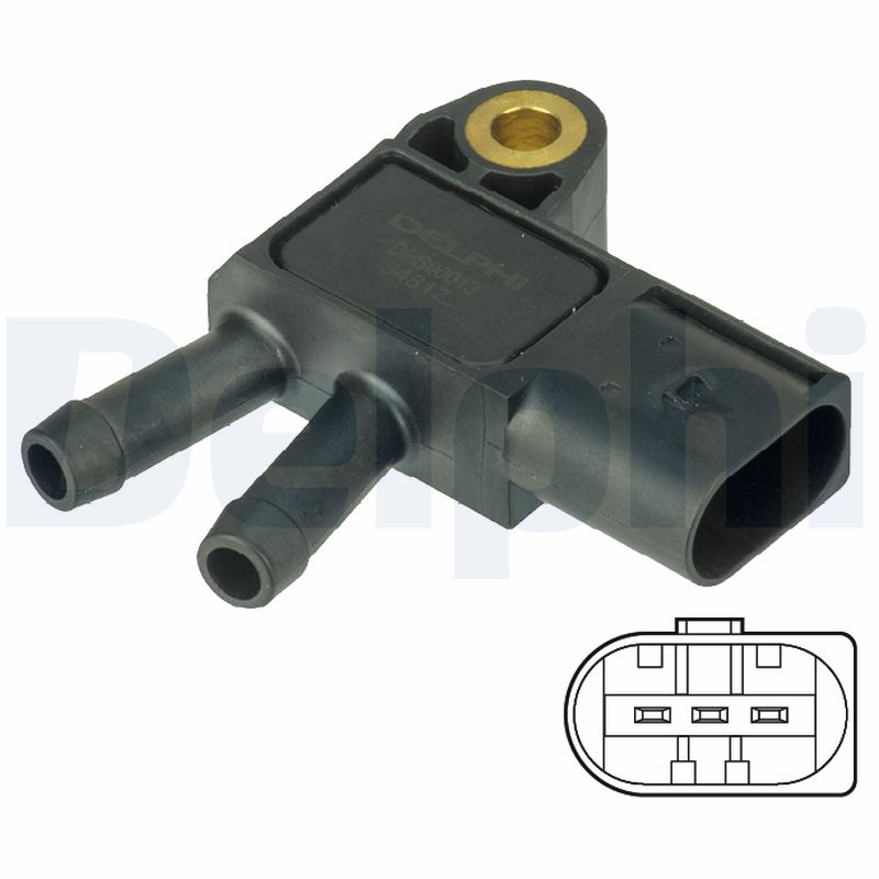 DELPHI Sensor,udstødningstryk dps00013 for MERCEDES-BENZ