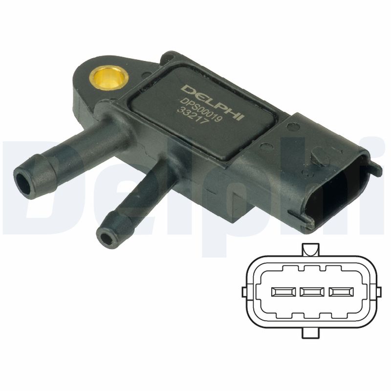 DELPHI Sensor,udstødningstryk dps00019 for SSANGYONG