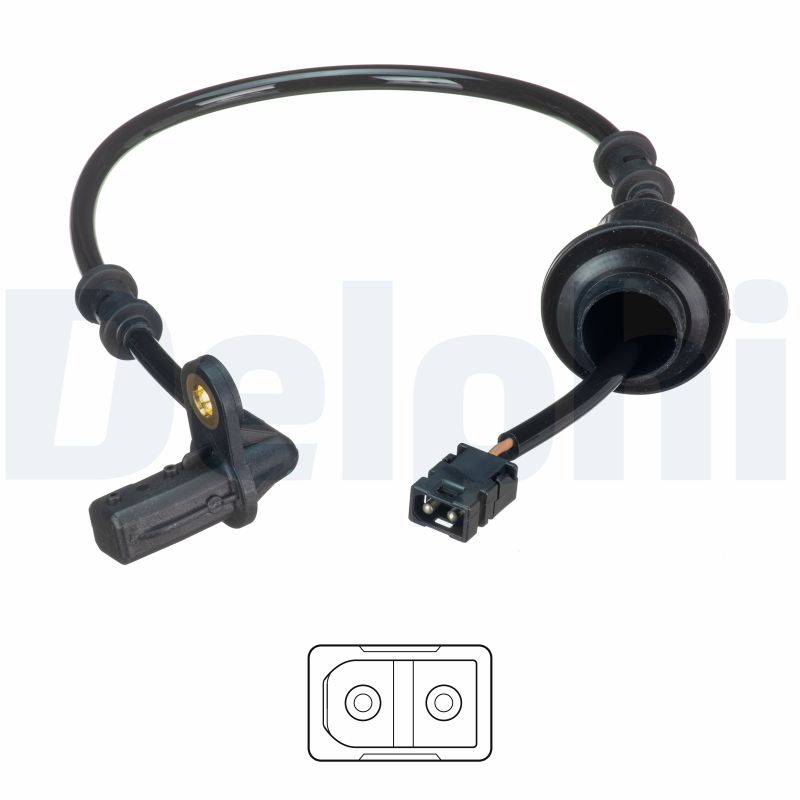 DELPHI ABS Sensor ss20486 for MERCEDES-BENZ