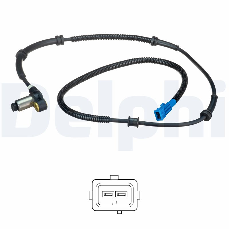 DELPHI ABS Sensor ss20491 for CITROËN