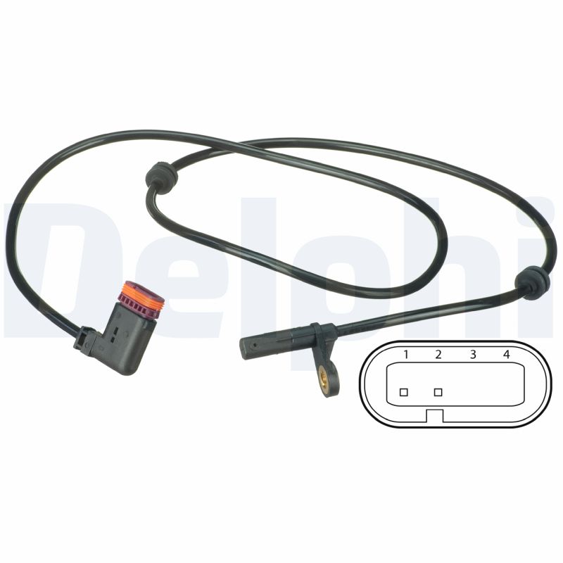 DELPHI ABS Sensor ss20499 for MERCEDES-BENZ