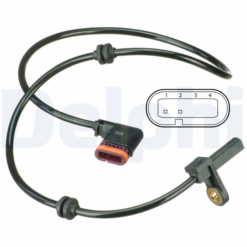 DELPHI ABS Sensor ss20541 for MERCEDES-BENZ