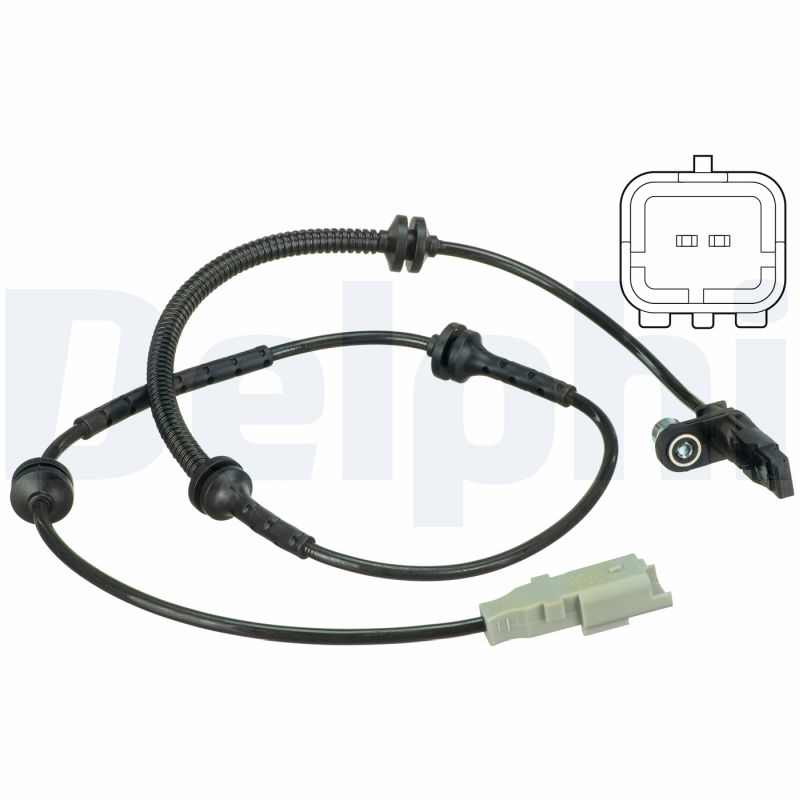 DELPHI ABS Sensor ss20549 for PEUGEOT