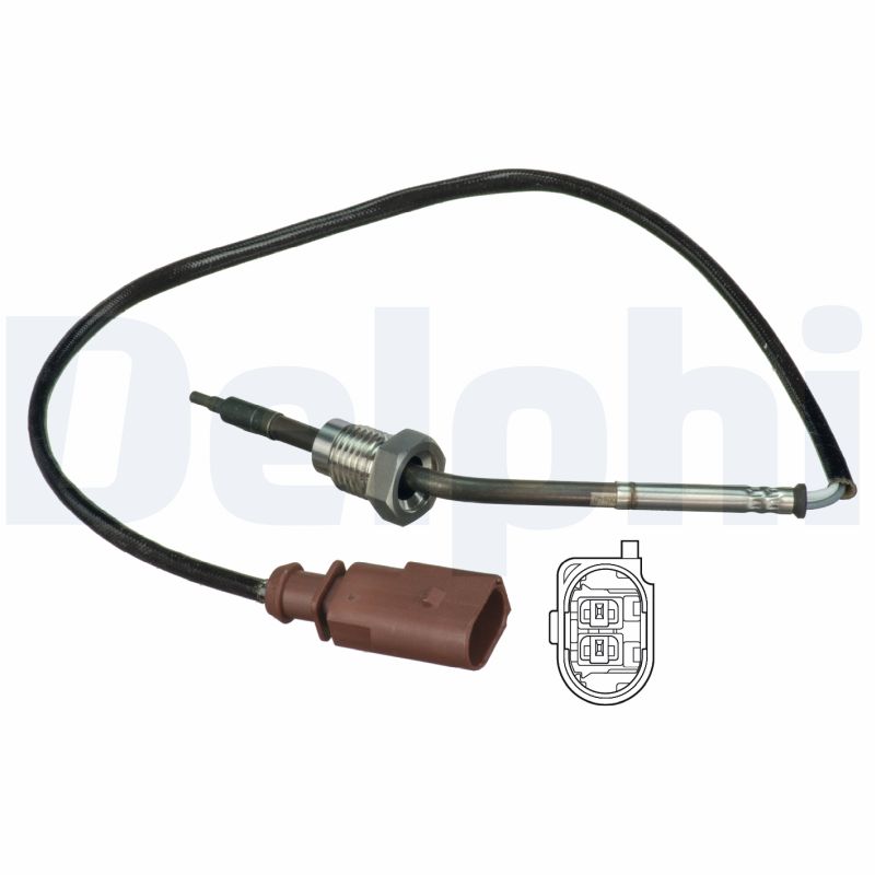 DELPHI Sensor, udstødningsgastemperatur ts30077 for SKODA