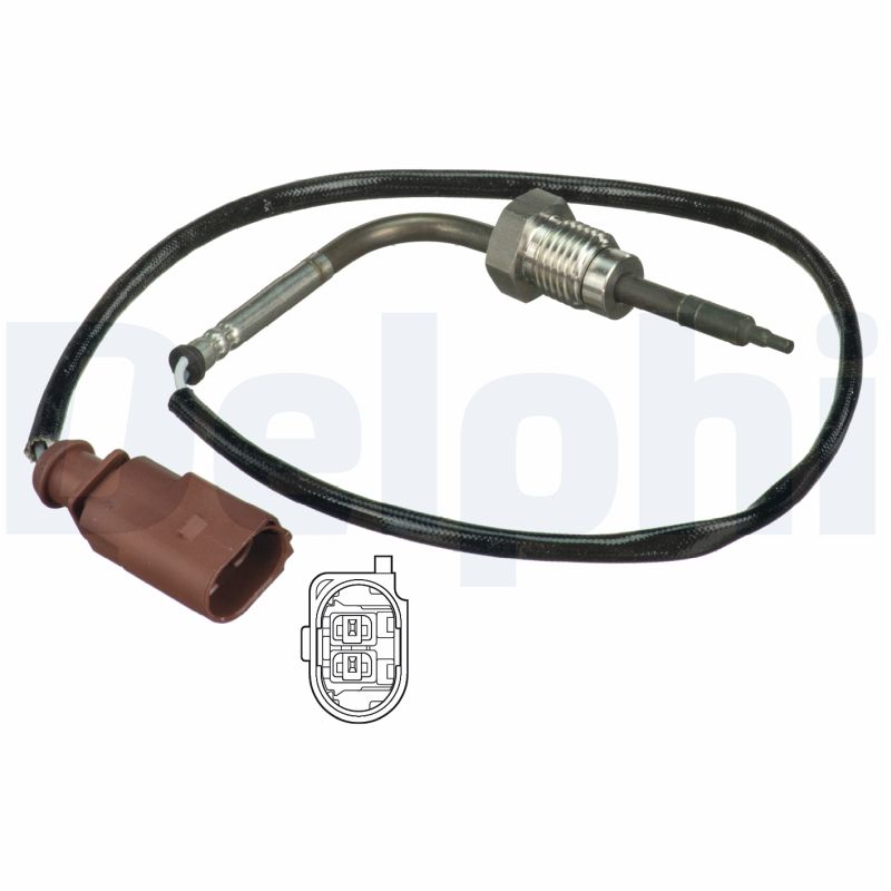 DELPHI Sensor, udstødningsgastemperatur ts30079 for SKODA