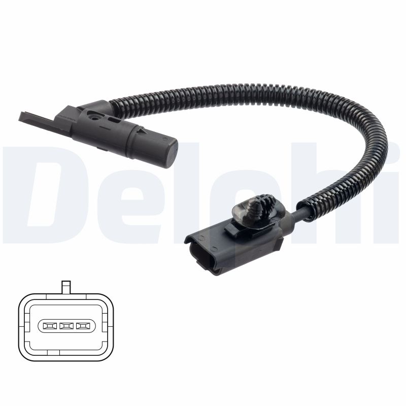 DELPHI Sensor, knastakselposition ss11345 for FORD