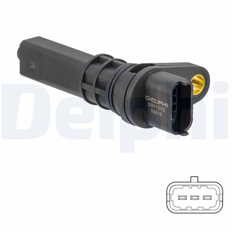 DELPHI ABS Sensor ss11313 for VAUXHALL