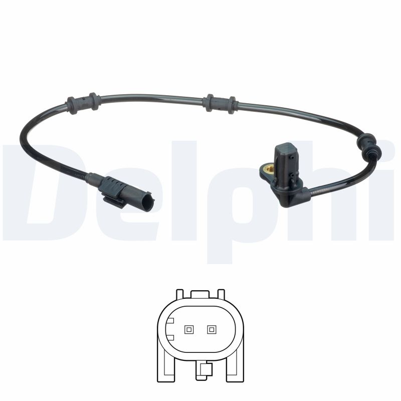 DELPHI ABS Sensor ss20593 for MERCEDES-BENZ