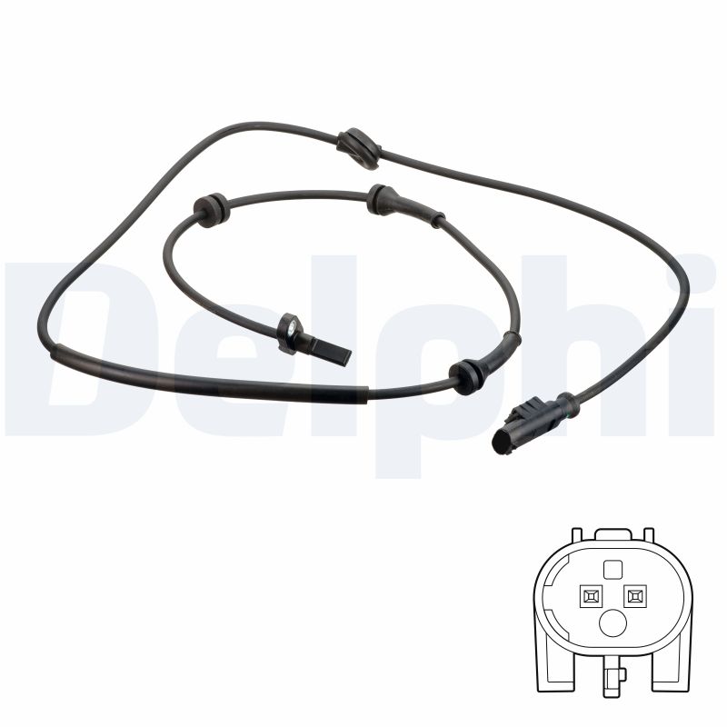 DELPHI ABS Sensor ss20639 for ALFA ROMEO