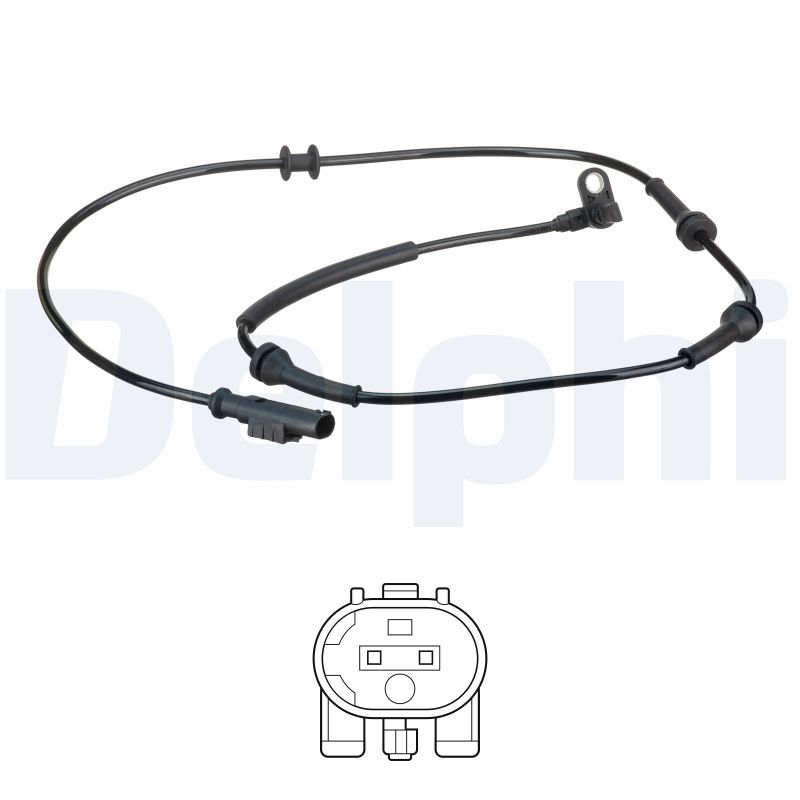 DELPHI ABS Sensor ss20611 for LANCIA