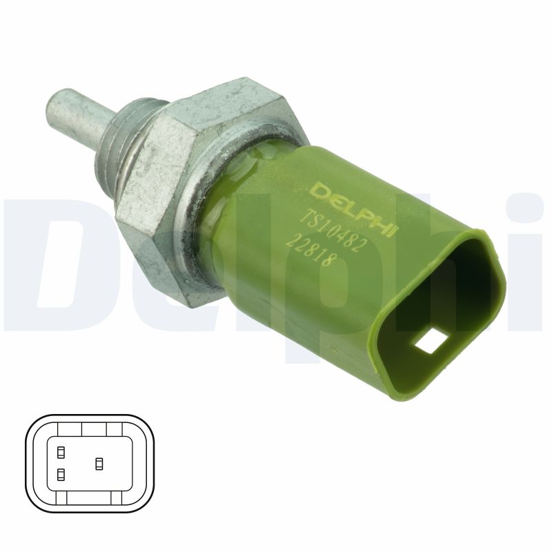 DELPHI Sensor, kølevæsketemp. ts10482 for RENAULT