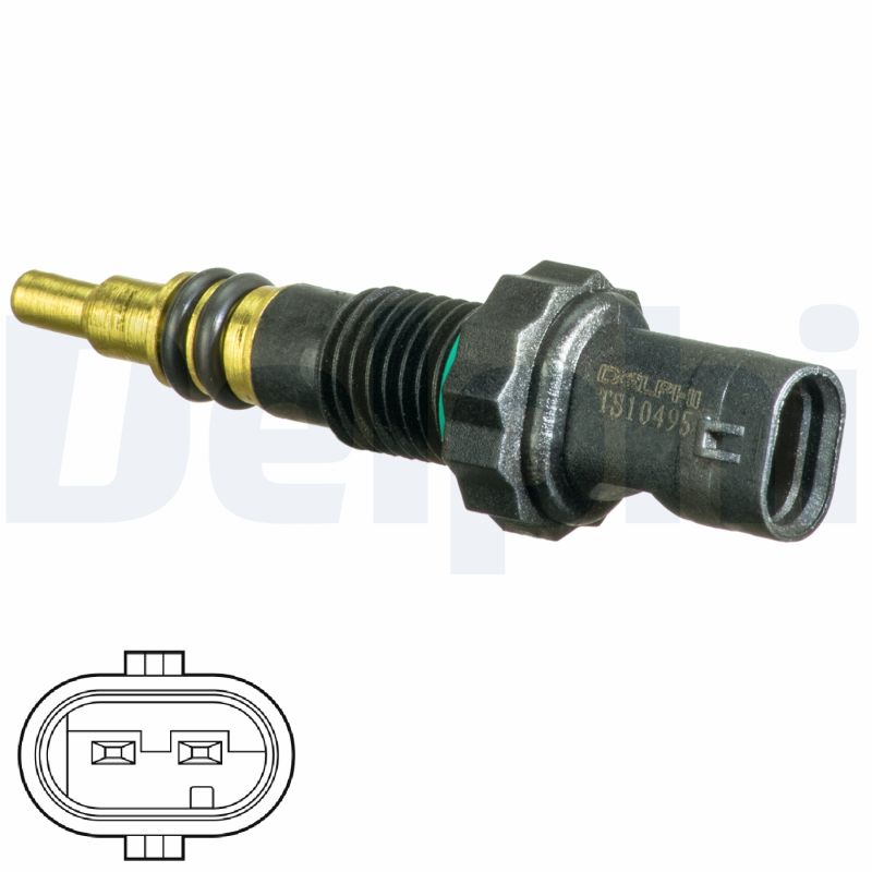 DELPHI Sensor, kølevæsketemp. ts10495 for MINI