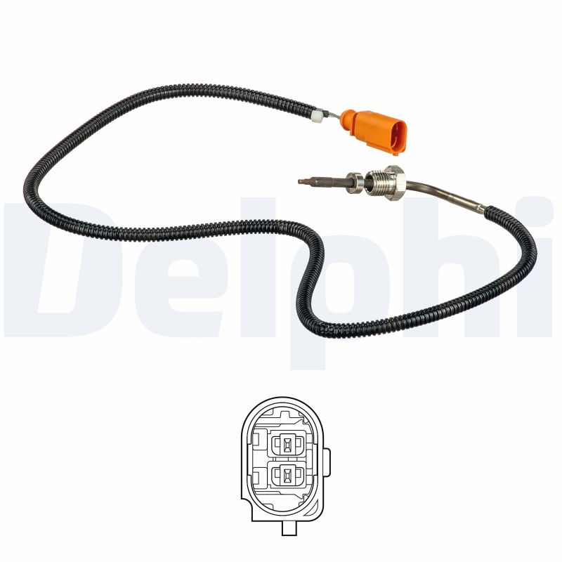 DELPHI Sensor, udstødningsgastemperatur ts30106 for AUDI