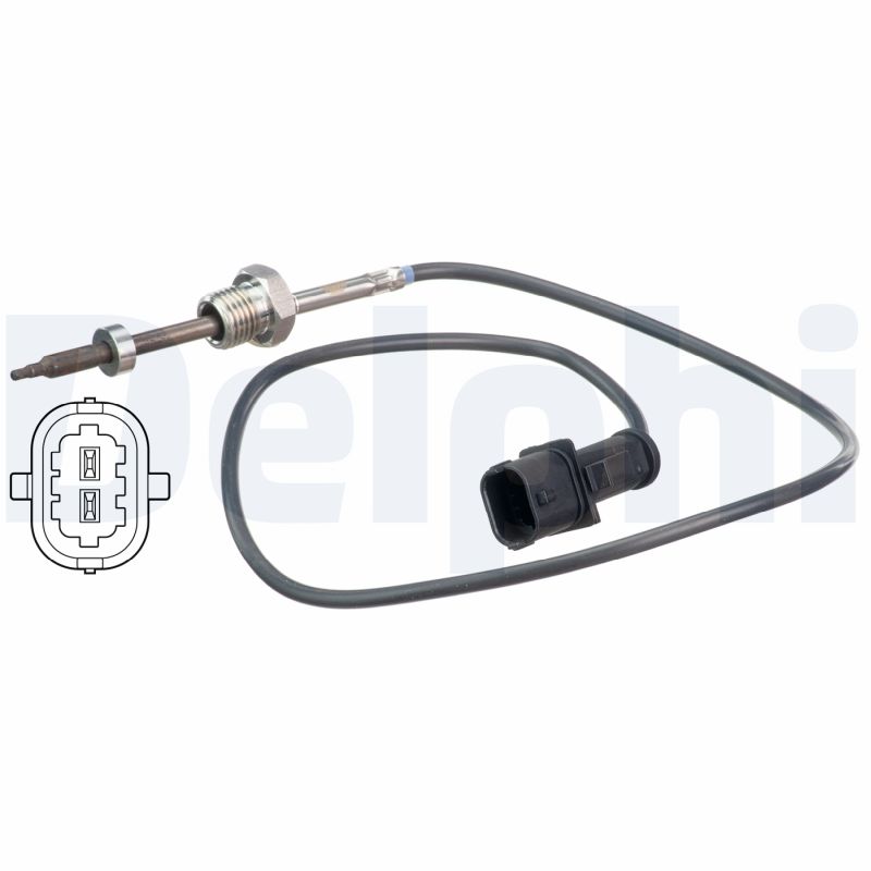 DELPHI Sensor, udstødningsgastemperatur ts30114 for FIAT