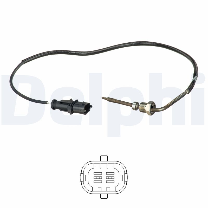 DELPHI Sensor, udstødningsgastemperatur ts30113 for FIAT