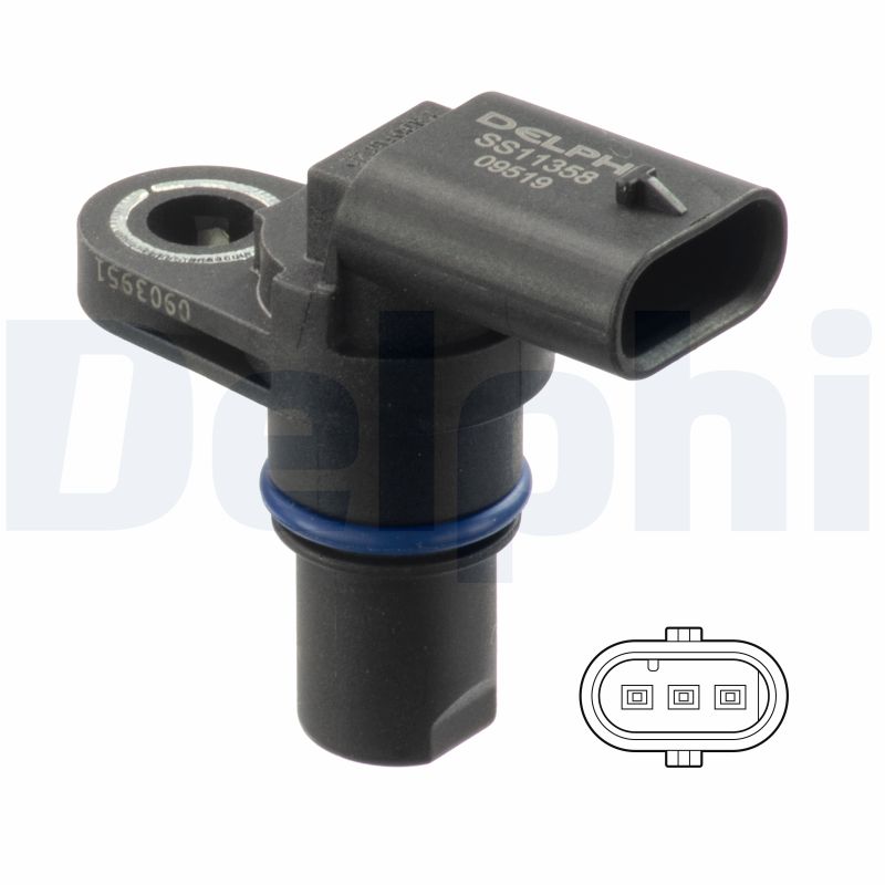 DELPHI Sensor, knastakselposition ss11358 for VW