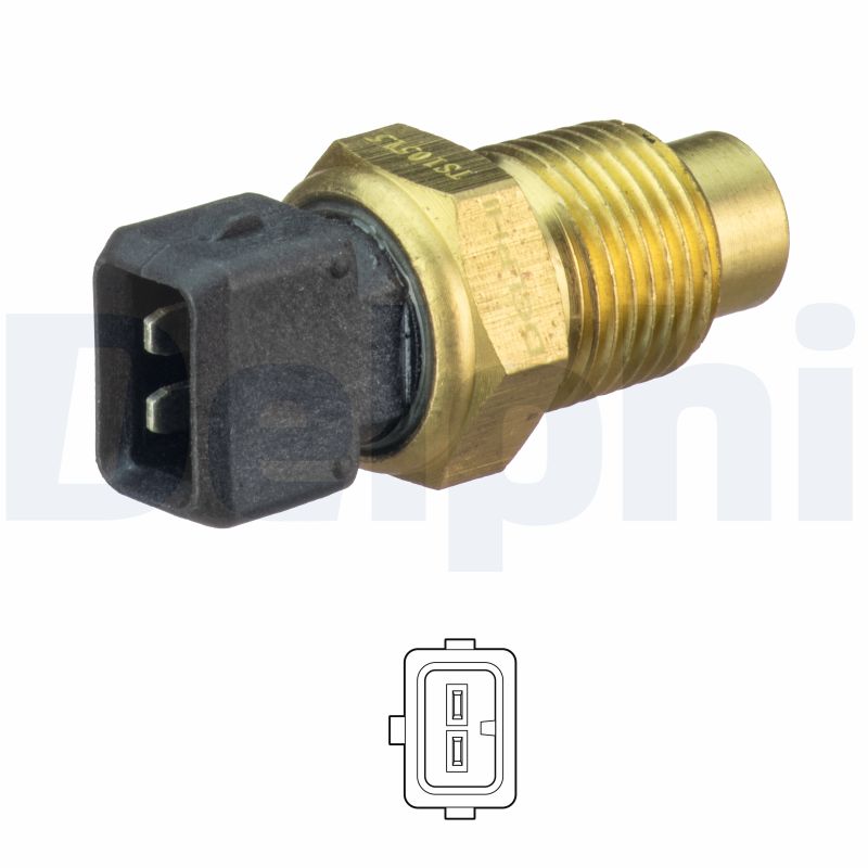 DELPHI Sensor, kølevæsketemp. ts10515 for ALFA ROMEO