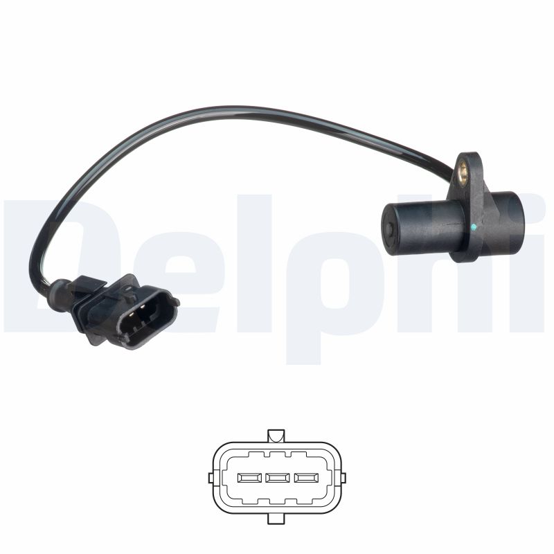 DELPHI Impulsgiver, krumtapaksel ss11491 for FORD USA