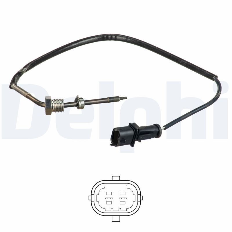 DELPHI Sensor, udstødningsgastemperatur ts30138 for FIAT