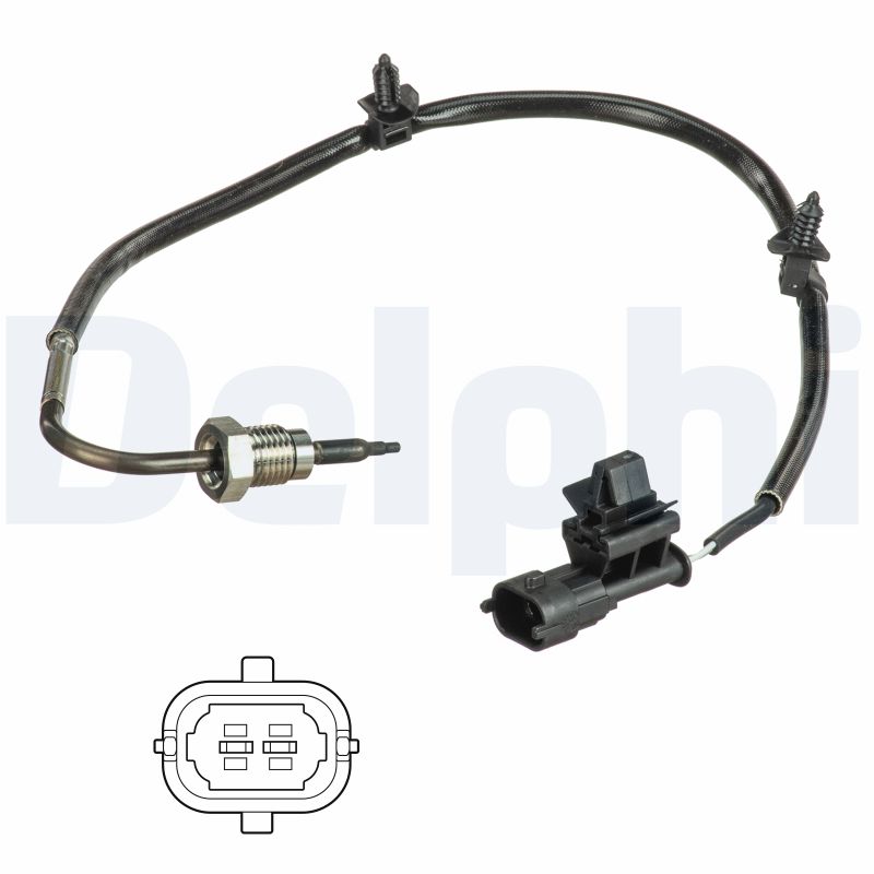DELPHI Sensor, udstødningsgastemperatur ts30142 for VAUXHALL