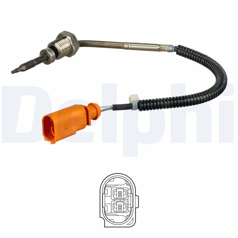 DELPHI Sensor, udstødningsgastemperatur ts30146 for AUDI