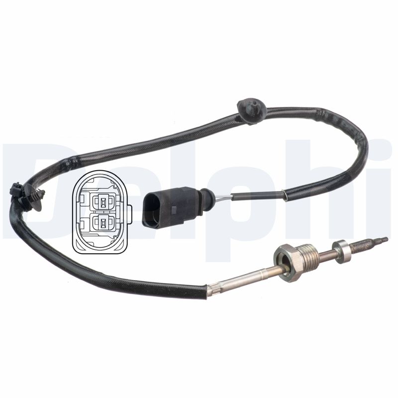 DELPHI Sensor, udstødningsgastemperatur ts30153 for AUDI