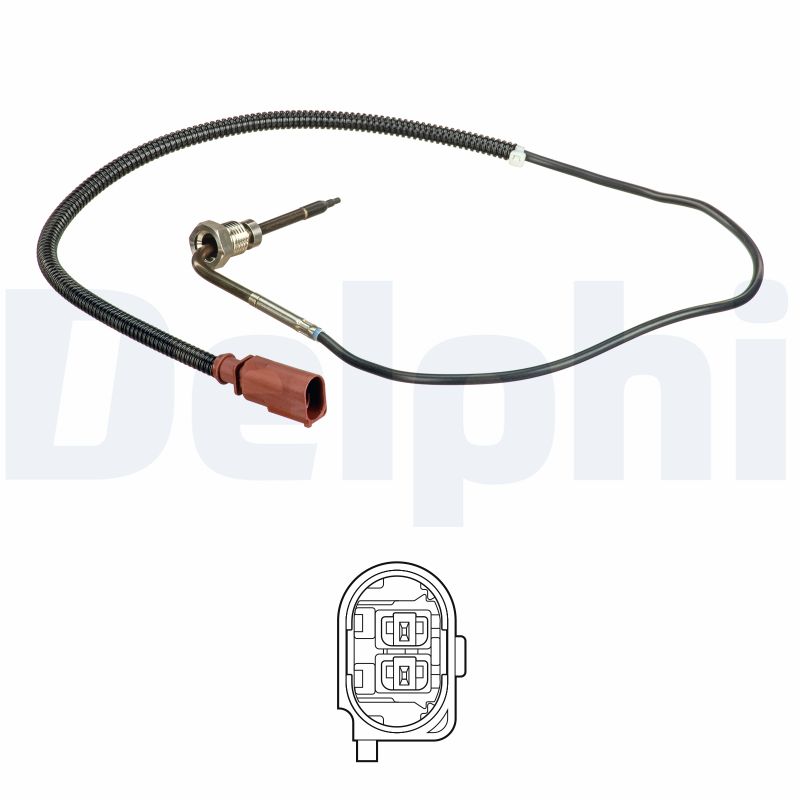 DELPHI Sensor, udstødningsgastemperatur ts30160 for VW