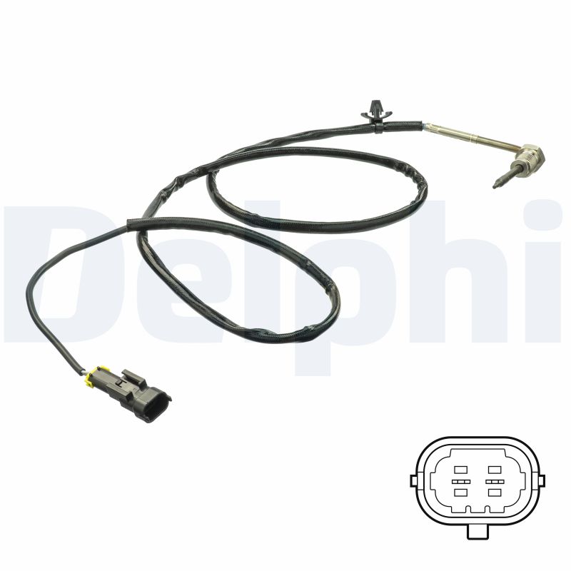 DELPHI Sensor, udstødningsgastemperatur ts30163 for CADILLAC