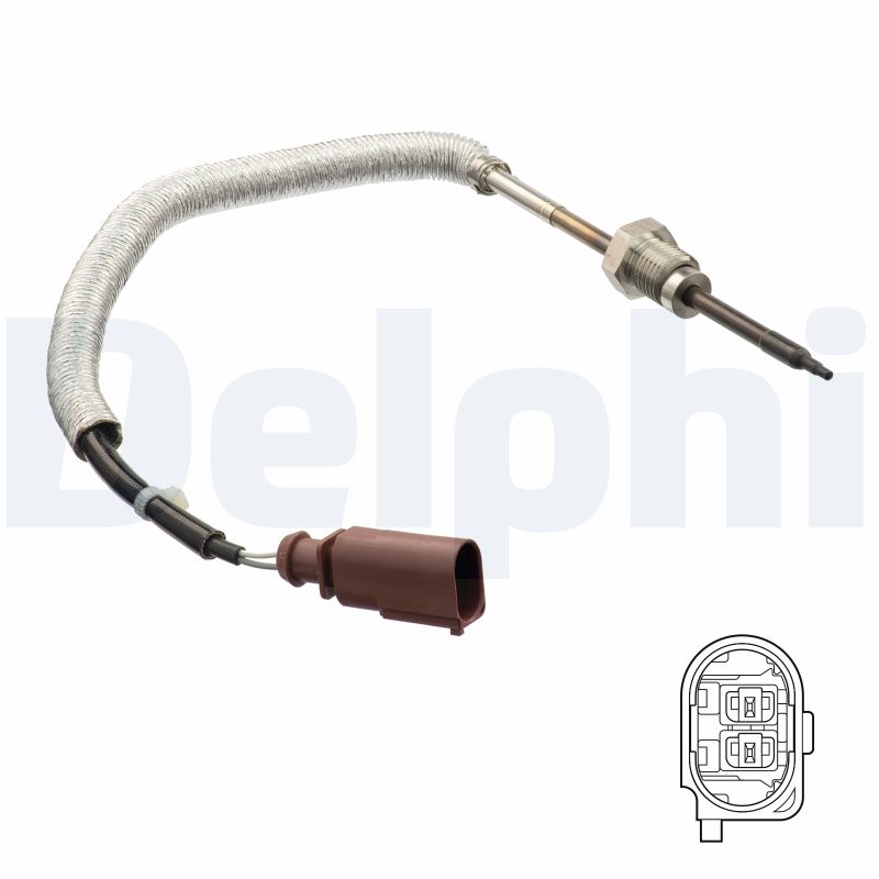 DELPHI Sensor, udstødningsgastemperatur ts30162 for AUDI