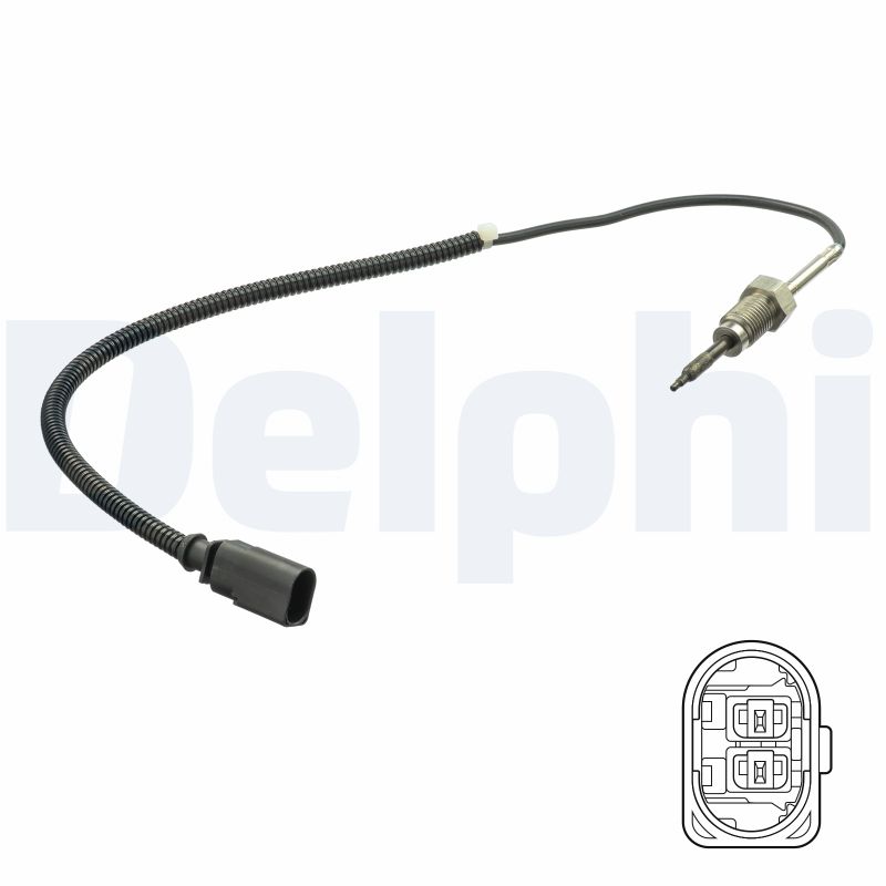 DELPHI Sensor, udstødningsgastemperatur ts30172 for VW