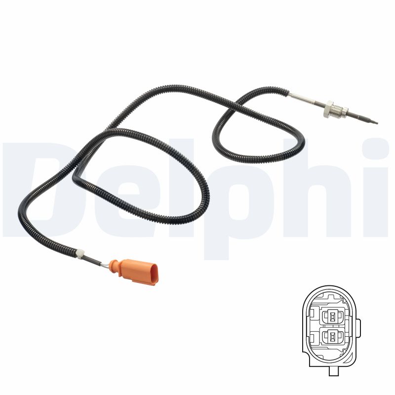 DELPHI Sensor, udstødningsgastemperatur ts30181 for VW
