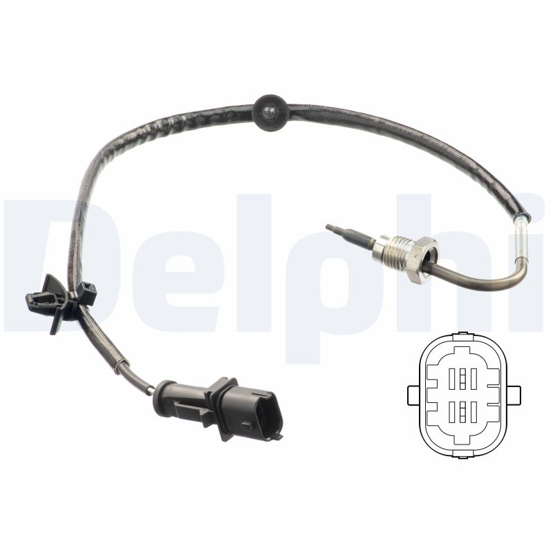 DELPHI Sensor, udstødningsgastemperatur ts30182 for OPEL