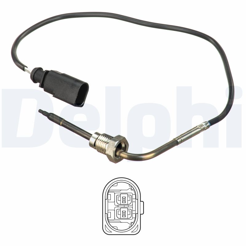 DELPHI Sensor, udstødningsgastemperatur ts30178 for AUDI