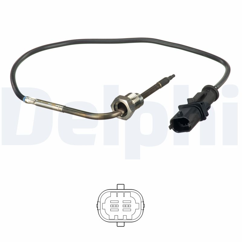 DELPHI Sensor, udstødningsgastemperatur ts30188 for FIAT
