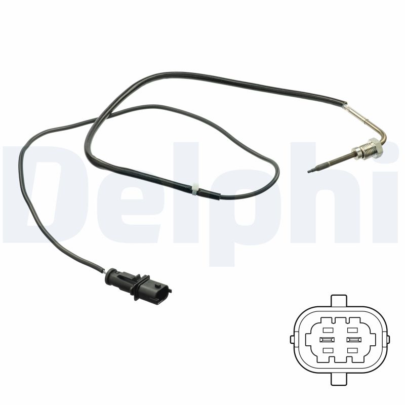 DELPHI Sensor, udstødningsgastemperatur ts30190 for FIAT