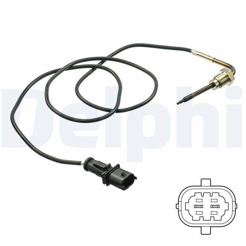 DELPHI Sensor, udstødningsgastemperatur ts30193 for FIAT