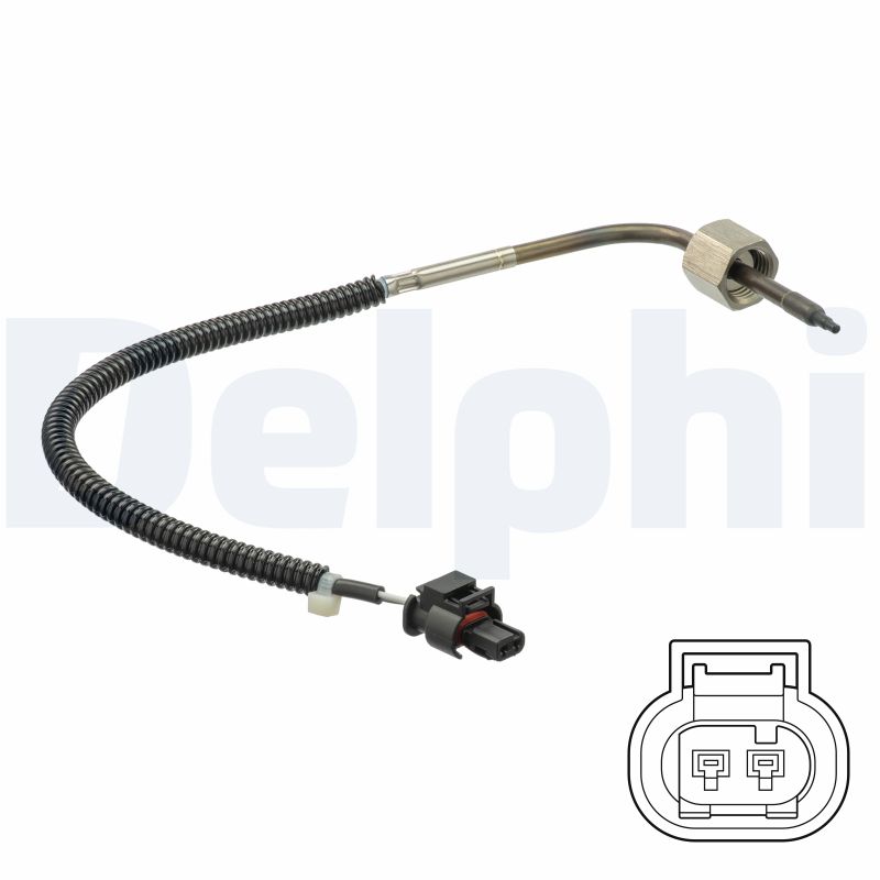 DELPHI Sensor, udstødningsgastemperatur ts30203 for MERCEDES-BENZ