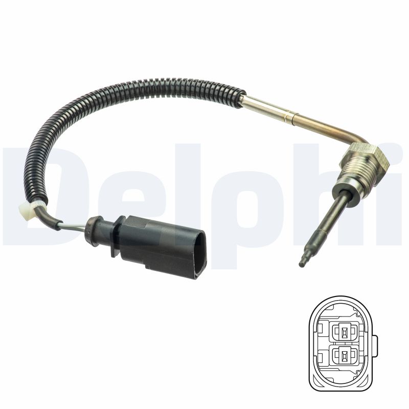 DELPHI Sensor, udstødningsgastemperatur ts30209 for AUDI