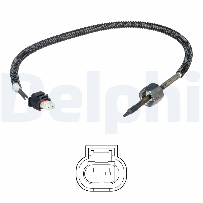 DELPHI Sensor, udstødningsgastemperatur ts30222 for MERCEDES-BENZ